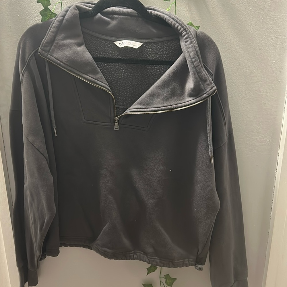 perfectly oversized 1/4 zip